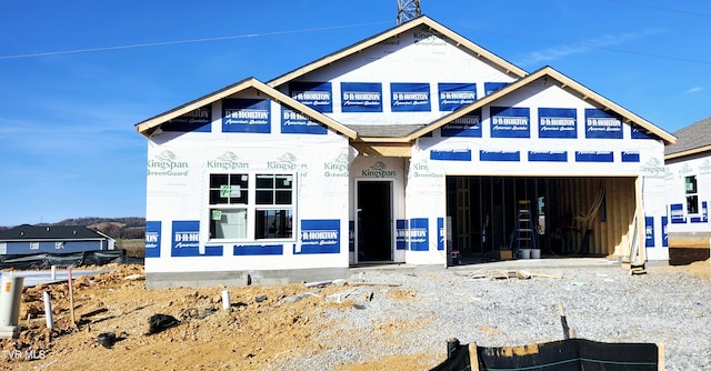 1720 Fox Meadows Cir, Bluff City, TN 37618 - property in mid-construction with a garage