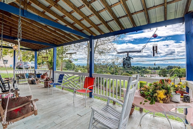 view of deck