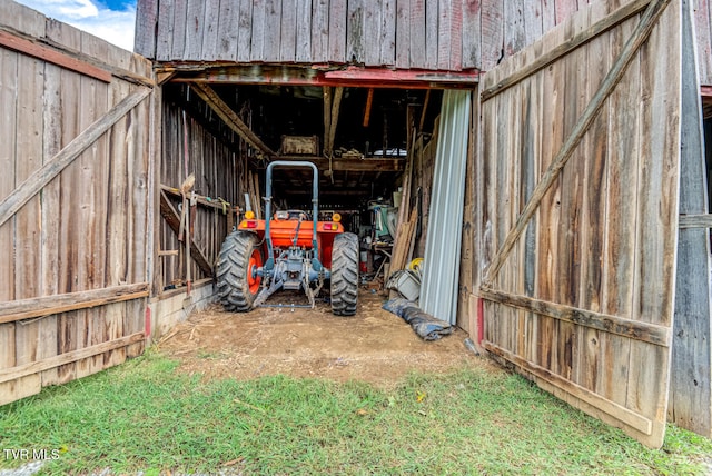 view of outbuilding