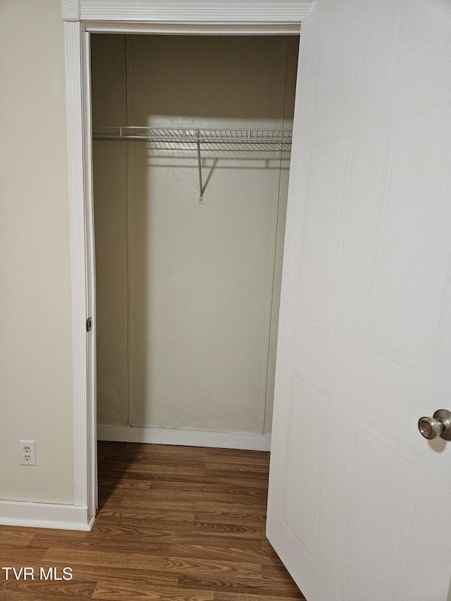 view of closet