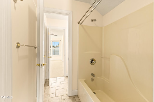 bathroom featuring tub / shower combination