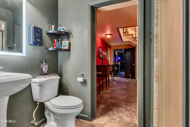 bathroom with toilet