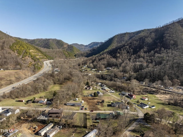 property view of mountains with a view of trees