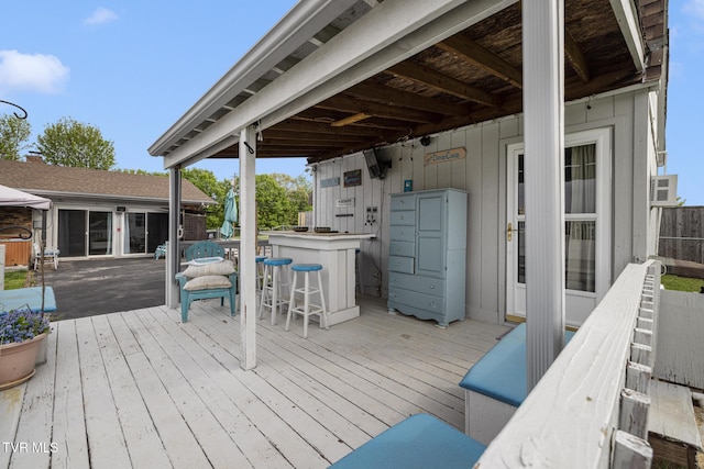 300 Wimberly Way, Bristol, TN 37620 - deck with outdoor dry bar