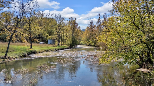 view of water feature