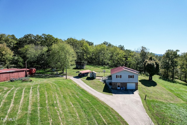 aerial view