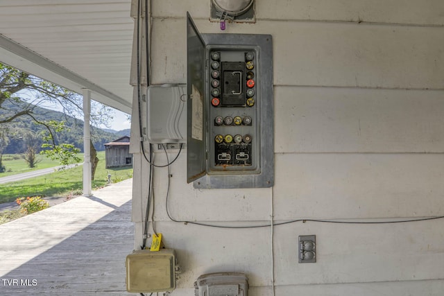 view of utility room