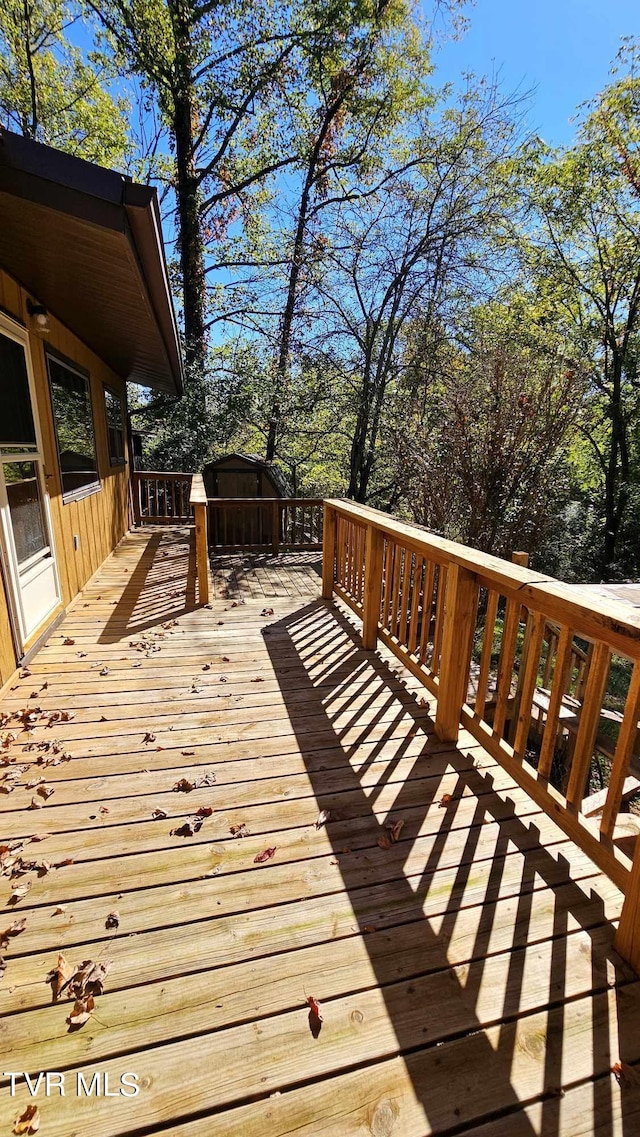 view of deck