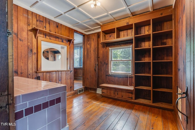 120 Rock Rd, Bristol, TN 37620 - interior space featuring wood walls and wood-type flooring