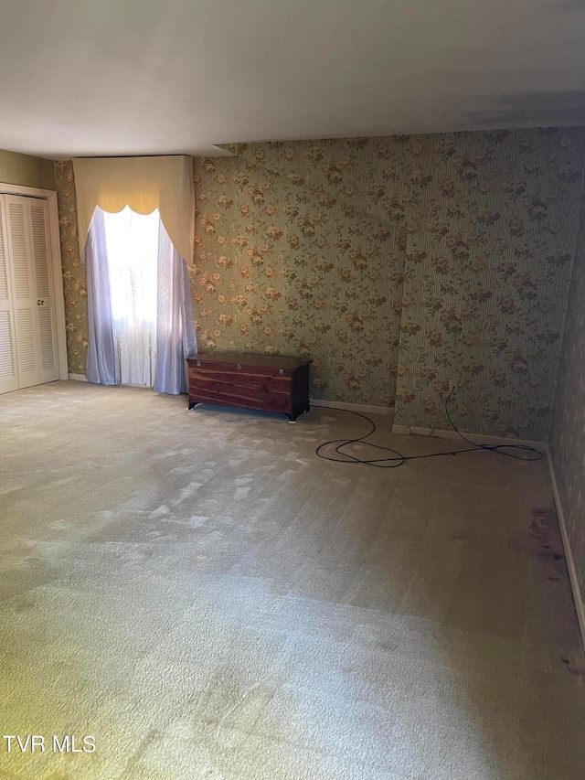 empty room featuring carpet