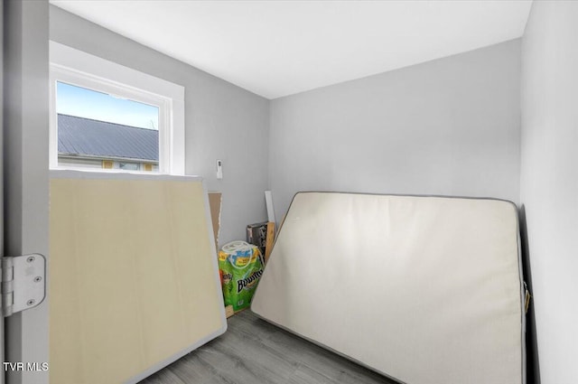 bedroom featuring light hardwood / wood-style floors