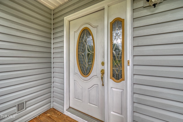 view of entrance to property