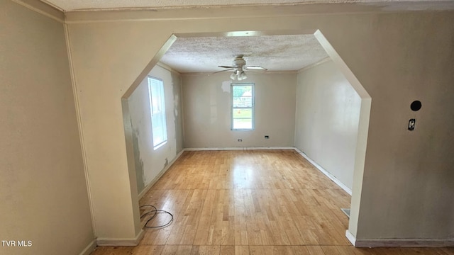 10 Powell Valley Rd, Big Stone Gap, VA 24219 - bonus room featuring light wood-style floors, ceiling fan, and a textured ceiling