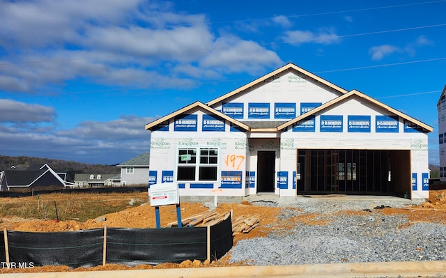 view of property under construction