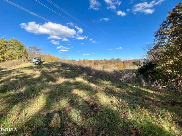 view of landscape with a rural view