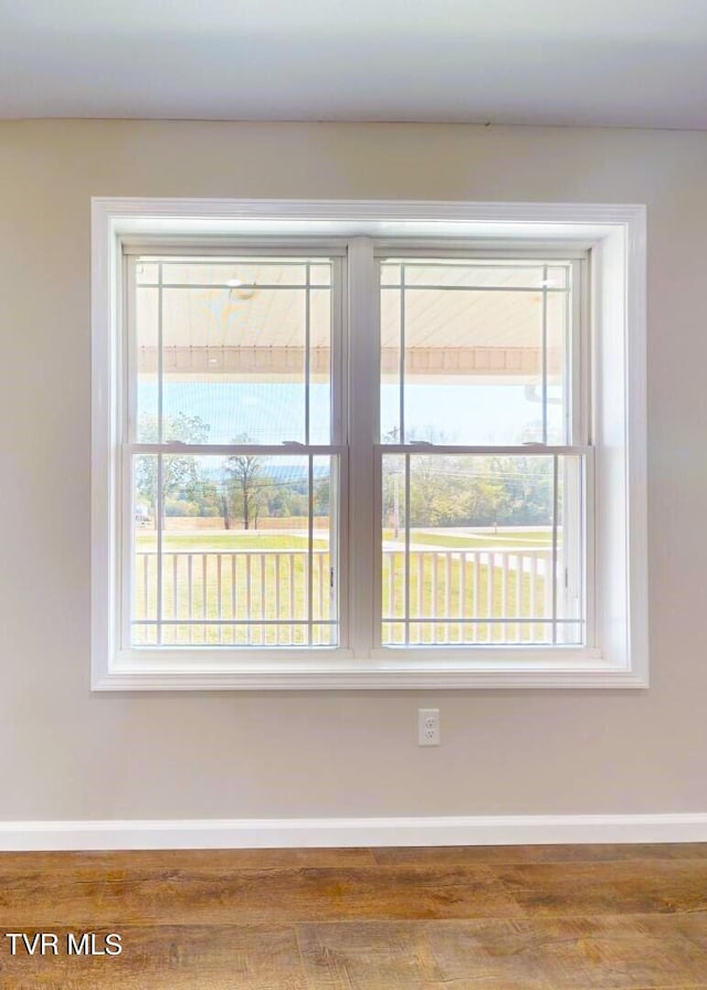 interior details featuring hardwood / wood-style floors