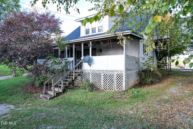 view of front of property