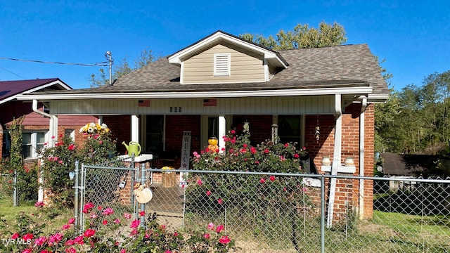 bungalow with a porch