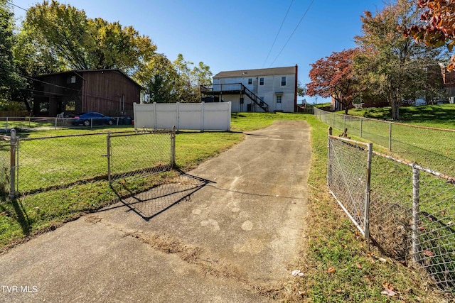 view of yard