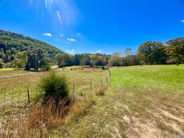 view of yard featuring a rural view