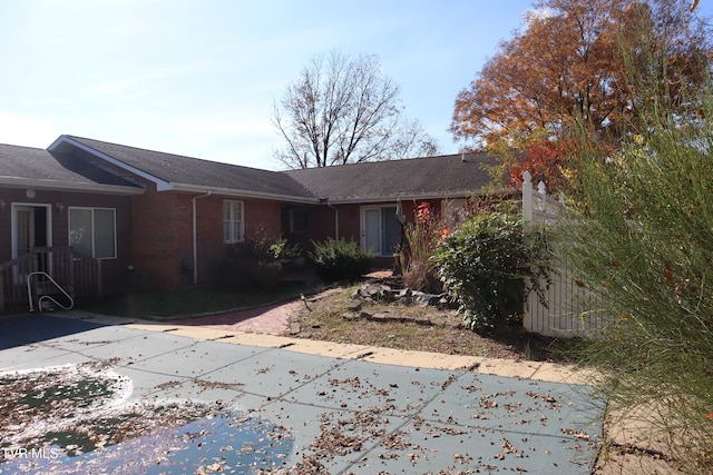 view of ranch-style house