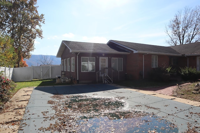 view of ranch-style house