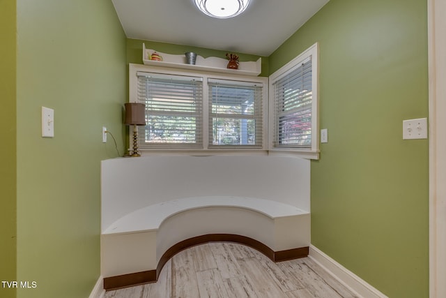 interior space featuring light hardwood / wood-style floors