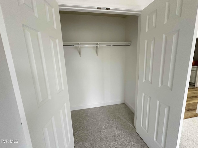 view of closet