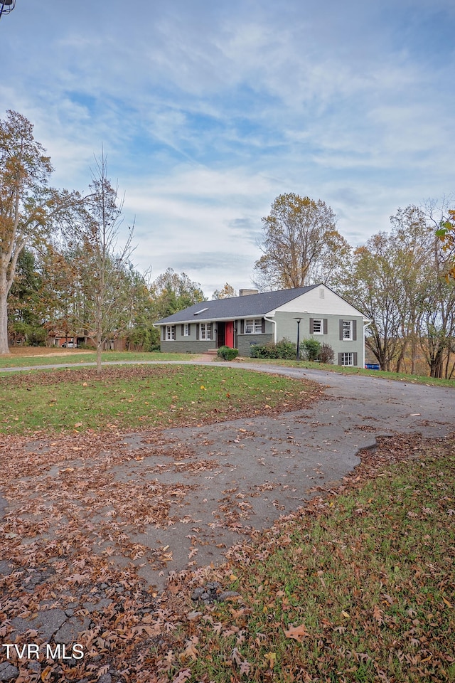 view of ranch-style home