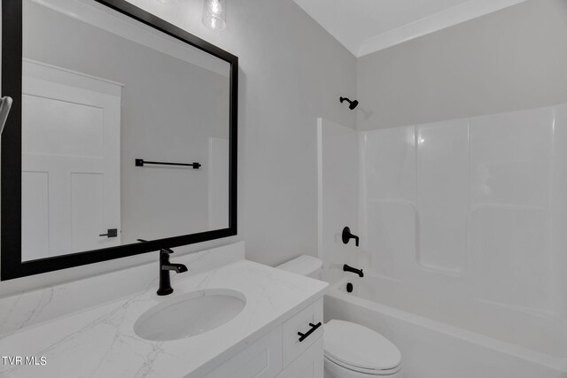 633 Uncle Buddys Way, Jonesborough, TN 37659 - full bath featuring toilet, vanity, and washtub / shower combination