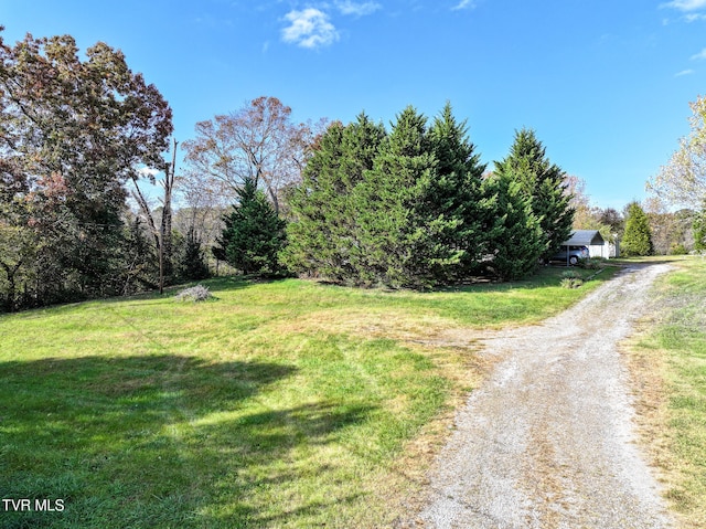 view of road