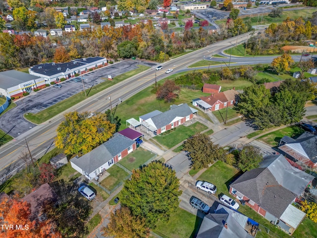 bird's eye view featuring a residential view