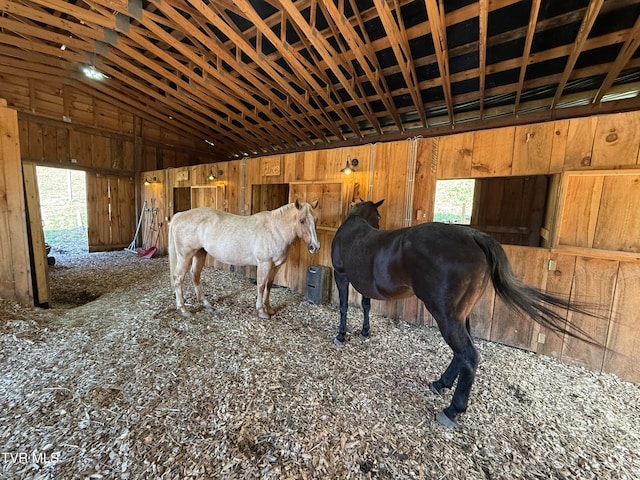 view of stable