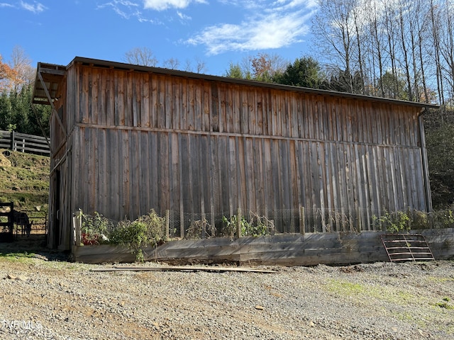 view of outbuilding