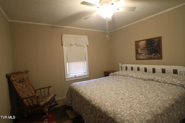 939 Muddy Creek Rd, Piney Flats, TN 37686 - carpeted bedroom with crown molding and ceiling fan