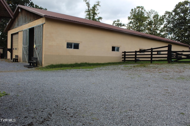 view of side of property