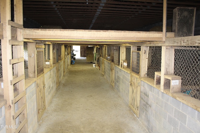 view of stable