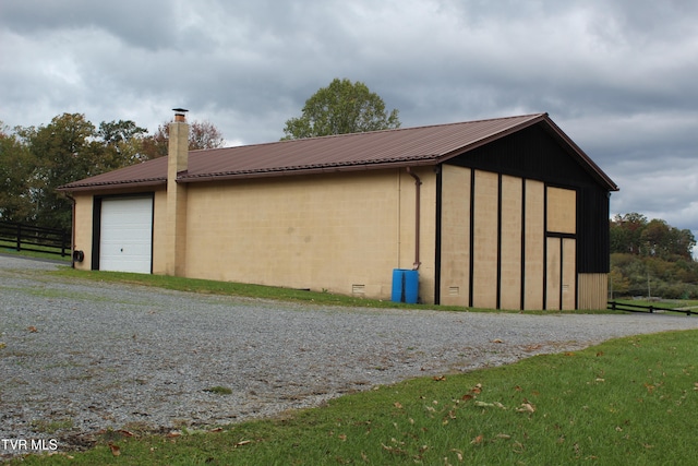 exterior space featuring a lawn