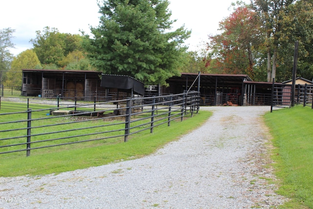 view of stable