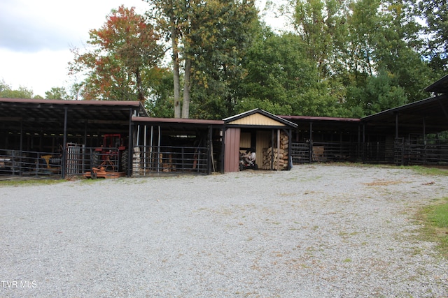 view of outdoor structure