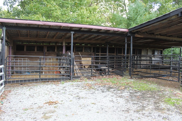 view of stable