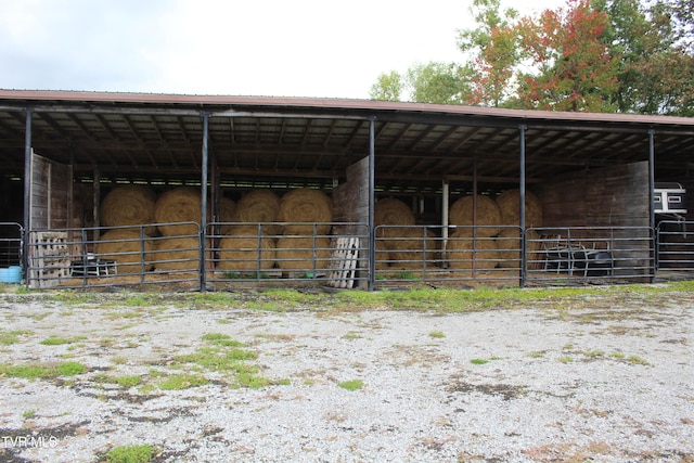 view of stable