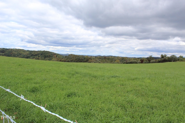 view of landscape featuring a rural view