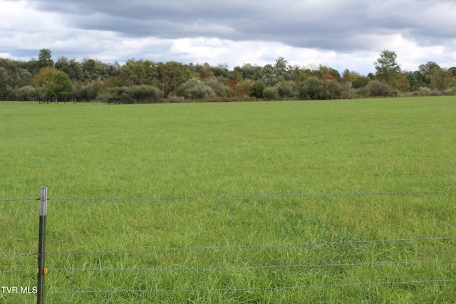 view of landscape featuring a rural view