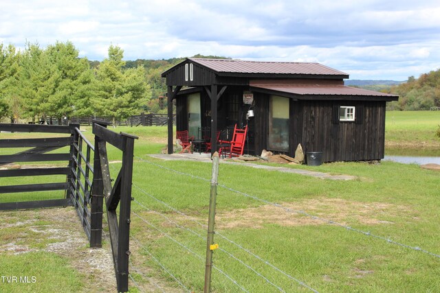 7362 Jim Faust Rd, Wise, VA 24293 - view of front of home featuring metal roof and an outdoor structure