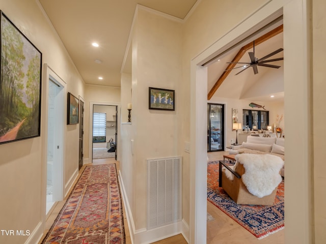 175 Deer Ridge Ct, Butler, TN 37640 - hallway with recessed lighting and baseboards