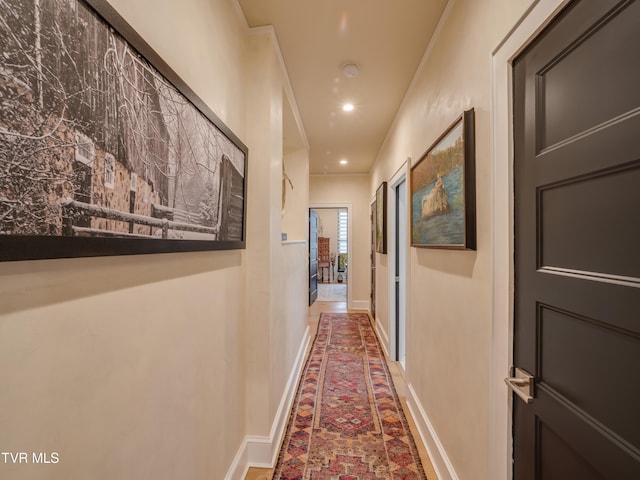175 Deer Ridge Ct, Butler, TN 37640 - hallway featuring baseboards and recessed lighting