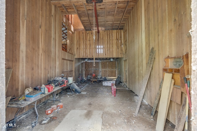 storage area with a garage