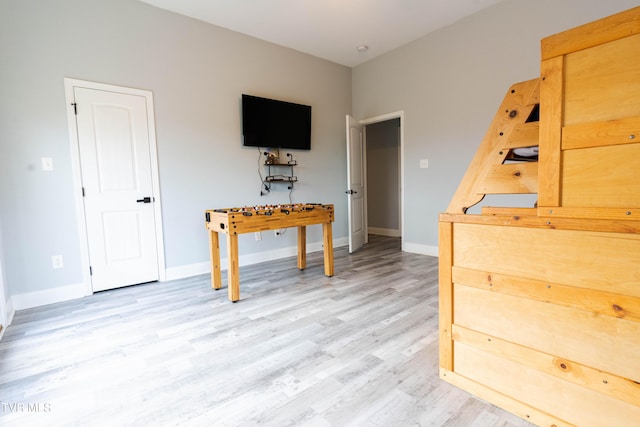 interior space featuring light hardwood / wood-style flooring