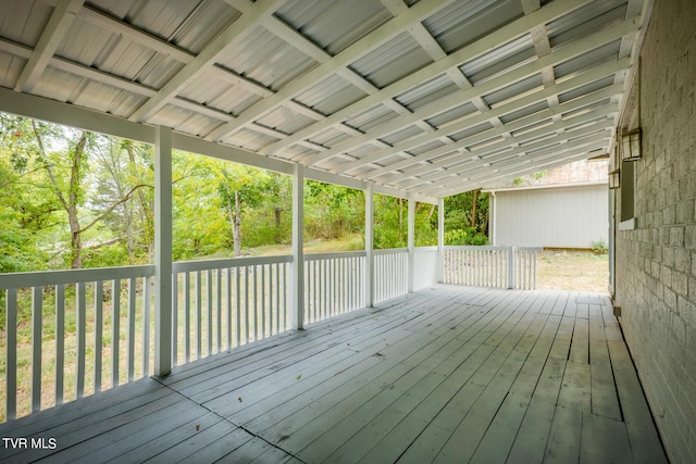 view of deck